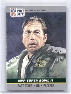 Juego profesional #2 Bart Starr Super Bowl 1990 MVP coleccionables - Imagen 1 de 2