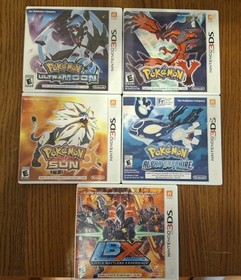 Nintendo 3ds LBX, Pok&eacute;mon Ultra Moon, Sun, Y, Alpha Sapphire 