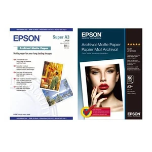 Papier photo jet d'encre Epson Archival A3+ 192 g/m² finition mate premium - 50 feuilles - Photo 1/4