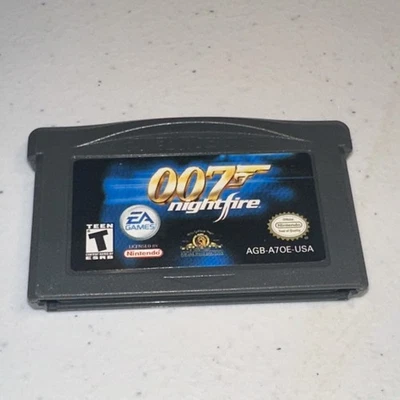 007: NightFire (Nintendo Game Boy Advance, 2003) GBA Auténtico Probado y Funcionando Foto 1 de 2