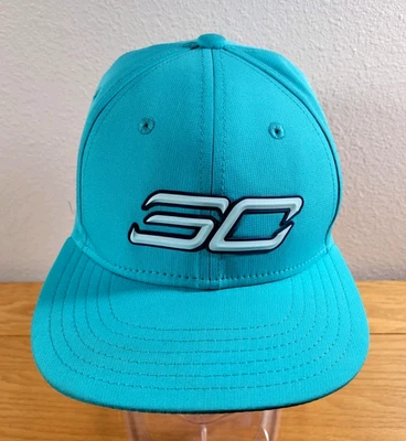 Stephen Curry Hat Cap Youth Adjustable Green White Kids Under Armour Snapback - Image 1 of 4