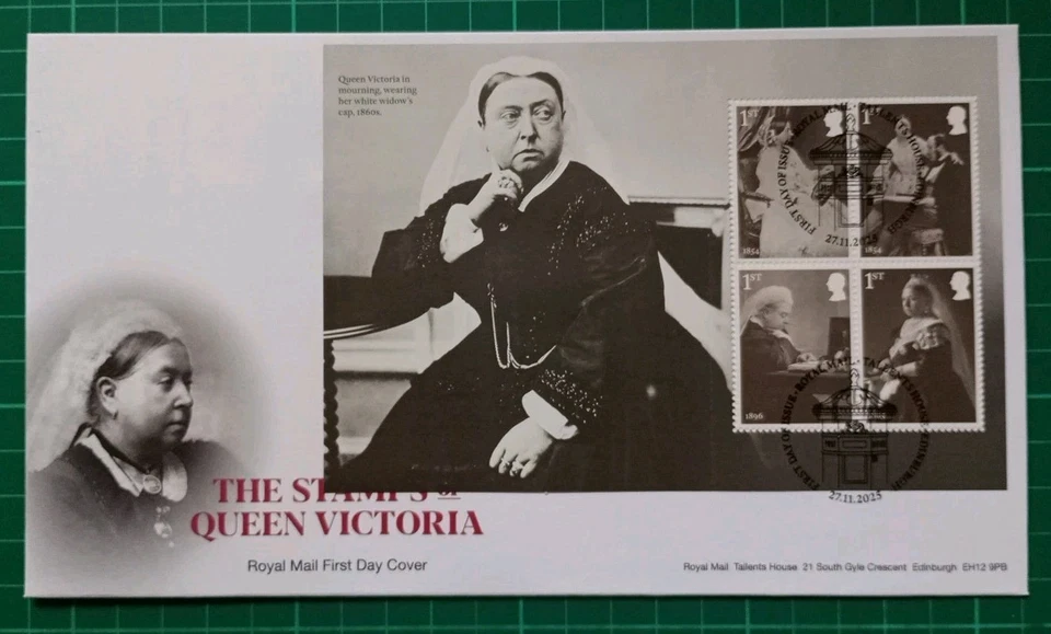 2025 Stamps of Queen Victoria PSB Pane Miniature Sheet FDC Tallents House Pmk - Image 1 of 1