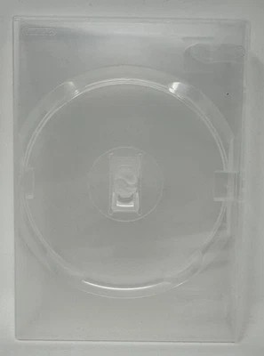 Replacement DVD Case Clear 2 Disc Case  Fits CDs DVDs Blu-Rays and Video Games - Image 1 of 4