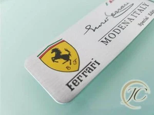 FERRARI MODENA ITALY 360 430 458 488 FF CS CHALLENGE SCUDERIA CAR EMBLEM BADGE - Picture 1 of 3