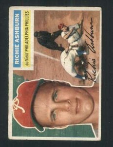 1956 Topps #120 Richie Ashburn VGEX Phillies 94690 