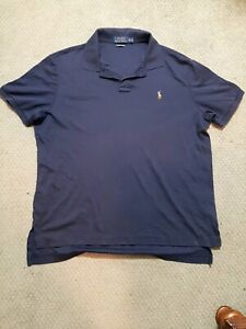 Polo Ralph Lauren Pima Soft Touch Blue Polo Shirt XL