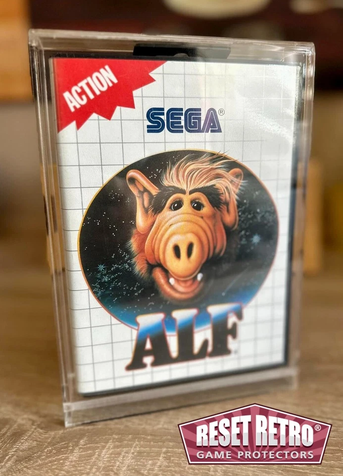 Scatola acrilica per giochi Sega Master System custodia protettiva UV RESET RETRO protectors - Immagine 1 di 1