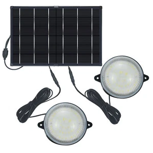 LED Solar Round Wall Light - 1540 Lumens - LumeGen - Picture 1 of 8