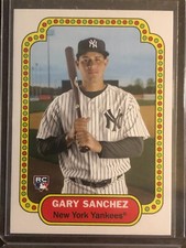 2016 Topps Throwback Thursday TBT #138 Gary Sanchez New York Yankees RC