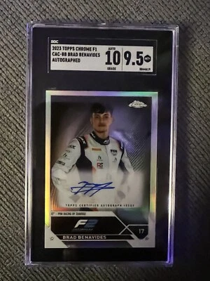 2023 Topps Chrome Formula 1 - Autographs #CAC-BB Brad Benavides (AU) - Image 1 of 2
