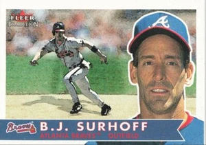 2001 Fleer Tradition Baseball B.J. Surhoff Atlanta Braves #22 - Picture 1 of 2