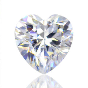 Heart Moissanite GRA Certificated D VVS1 Loose Diaomnd Test Positive Gemstones