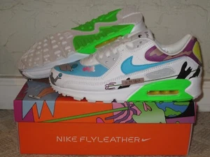 Ruohan Wang x Nike Flyleather Air Max 90 QS Multicolor Talla 10 ¡NUEVO! CZ3992-900 - Imagen 1 de 10
