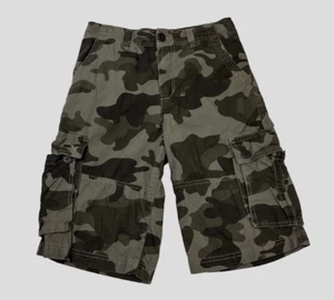 Urban Pipeline Youth Boys Camo Cargo Shorts Size 16 Adjustable Waist 12" Inseam - Picture 1 of 10