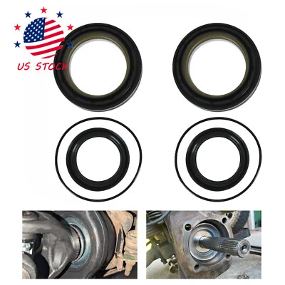 Kit de aspirador y sello de tubo de nudillo de eje delantero para 98-04 Ford F250/350/450 Super Duty Foto 1 de 4