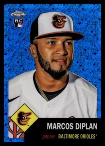 2022 Topps Chrome Platinum Blue Mini Dia Ref Marcos Diplan Rc #465 (14/199)