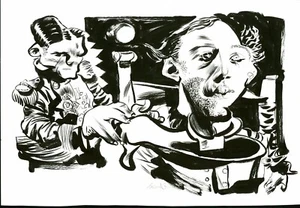 DAVE McKEAN illustration (2010's) ORIGINAL ART - Picture 1 of 1