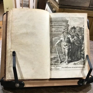 1665 M. Fabii Quintiliani Institutionum Oratoriarum Libri Duodecim - Vol. I  - Picture 1 of 12