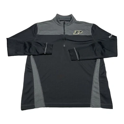 Columbia Golf 1/4 Zip Pullover Purdue Boilermakers Men's Size M Long Sleeve NCAA - Image 1 of 4