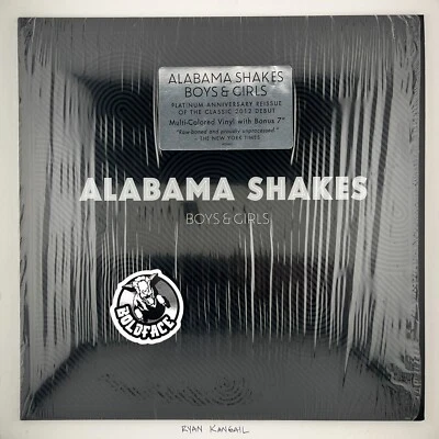 ALABAMA SHAKES – BOYS & GIRLS - PLATINUM ANNIV ED Pink Blue Swirl VINYL LP & 7" - Image 1 of 3