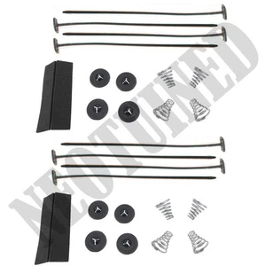 2X UNIVERSAL RADIATOR ELECTRIC FAN MOUNTING KIT STRAP TIES COOLING free shipping - Picture 1 of 1