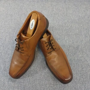Zapatos de vestir Clarks con punta de bicicleta Oxford para hombre talla 13 M cuero marrón con cordones 22261 - Imagen 1 de 11