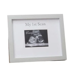 Bambino My First Scan Grey Baby Photo Frame By Widdop - Baby Scan Gift Ideas  - Picture 1 of 1