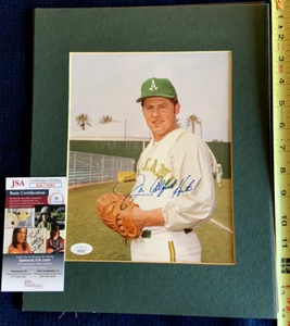 HOF Catfish Hunter Oakland A's/Yankees 11 x 14 mit JSA COA - Bild 1 von 5