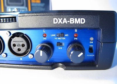 Adaptador de audio pasivo de 2 canales para cámara de cine Beachtek DXA-BMD Blackmagic Foto 1 de 4