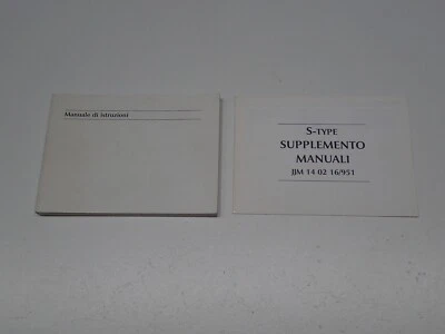 JAGUAR S - TYPE MANUALE DI ISTRUZIONI D'USO CON ALLEGATO 1995 - Immagine 1 di 4