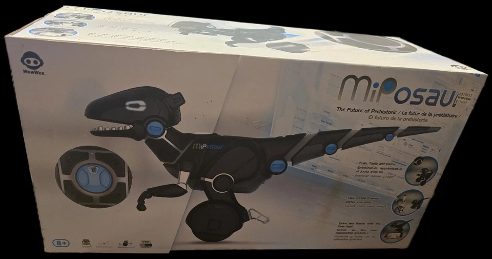 MiPosaur dinosaur robot and ball - Image 1 of 3