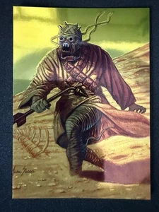 1996 Topps Star Wars: Finest Chromium Series 1 - Tusken Raiders - #55 - NM - Picture 1 of 2