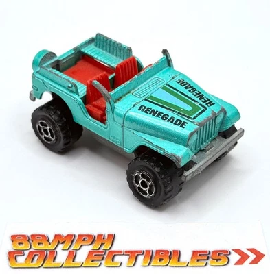 MAJORETTE 4x4 JEEP Renegade Green No. 244 FRANCE - Image 1 of 4