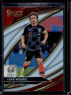 2020 Select UEFA Euro Luka Modric Silver Prizm Field #179 Croatia - Image 1 of 2