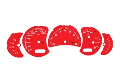 Porsche Carrera 911, 996 Red MPH - Speedometer dials from MPH Gauges - Image 1 of 4