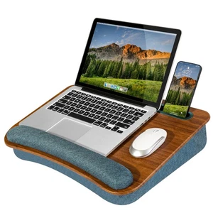 LAPGEAR Scrivania Portatile Lap con Cuscino Cuscino, Striscia Antiscivolo, Tablet... - Foto 1 di 7