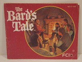 The Bard's Tale (Nintendo | NES) Authentic MANUAL ONLY