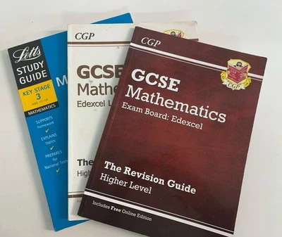 GCSE Maths Revision Guide Books Bundle Higher Level 3 Books - Image 1 of 4