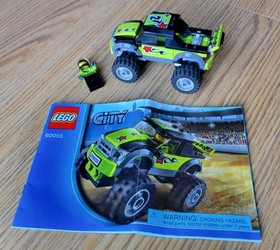 LEGO City Set 60055 Monster Truck COMPLETE with Manual *NO BOX*