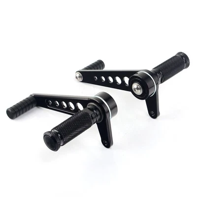 Cafe Racer Aluminum Bobber Foot Pegs Pedals for Yamaha RD350 XS650 SR400 SR500 - Image 1 of 4