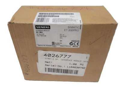Siemends Simatic ET 200PRO INterface Module 6ES7 154-2AA01-0AB0 6ES71542AA010AB0 - Image 1 of 4