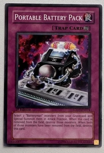 PORTABLE BATTERY PACK TRAP CARD LODT-EN074 1ST EDITION COMMON YUGIOH NM - Bild 1 von 2