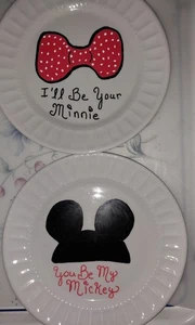 Handbemalte Minnie & Mickey Teller - Bild 1 von 3