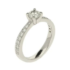 Ladies Platinum Diamond Engagement Ring - Size H½ - 0.68ct - Picture 1 of 4