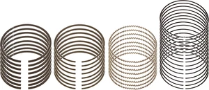 Jeu de bagues de piston 8 cylindres Hastings 2M4860 - Photo 1/1