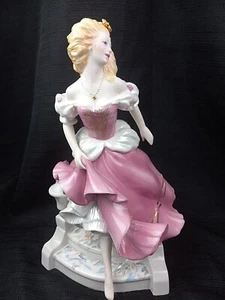 Aschenputtel rosa Kleid Porzellan Figur signiert GERDA NEUBACHER  - Bild 1 von 9