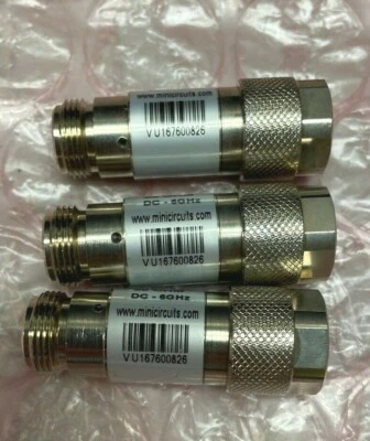 MINI-CIRCUITS UNAT VU167600826  UNAT-8+ 8dB 50 OMH ATTENUTOR (QTY 3) - Image 1 of 4