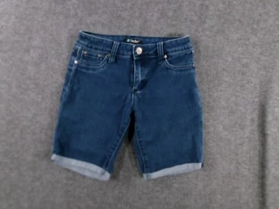 Pantalones Cortos Tractor Juveniles 14 Azul Jorts Puños Bermudas Lavado Oscuro Playa Foto 1 de 4