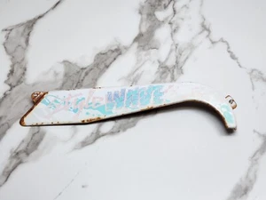 Vintage 1980s Murray 16" Bicycle Chain Guard Bike "Style Wave" White & Blue - Picture 1 of 15