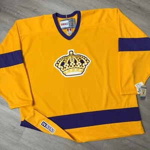 Authentic Los Angeles Kings Jersey XXL CCM Vintage 1970s Throwback New - Picture 1 of 9